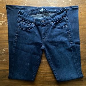 Women’s 7 For All Mankind ‘Kimmie’ Straight Leg Jean Sz 25